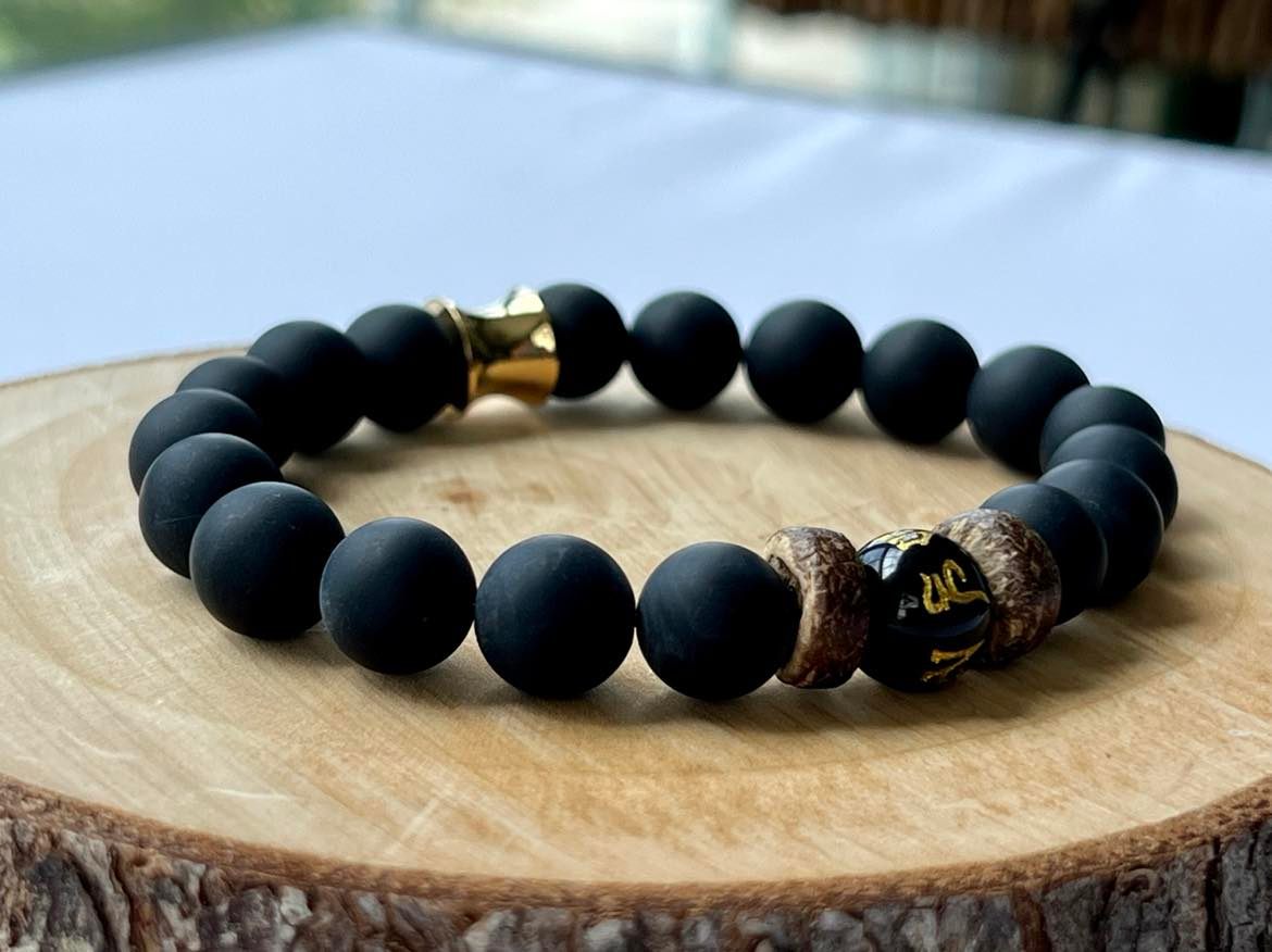 Root Chakra Bracelet | Buy Online Black Obsidian, Black Tourmaline, Red  Jasper Crystal Bracelet