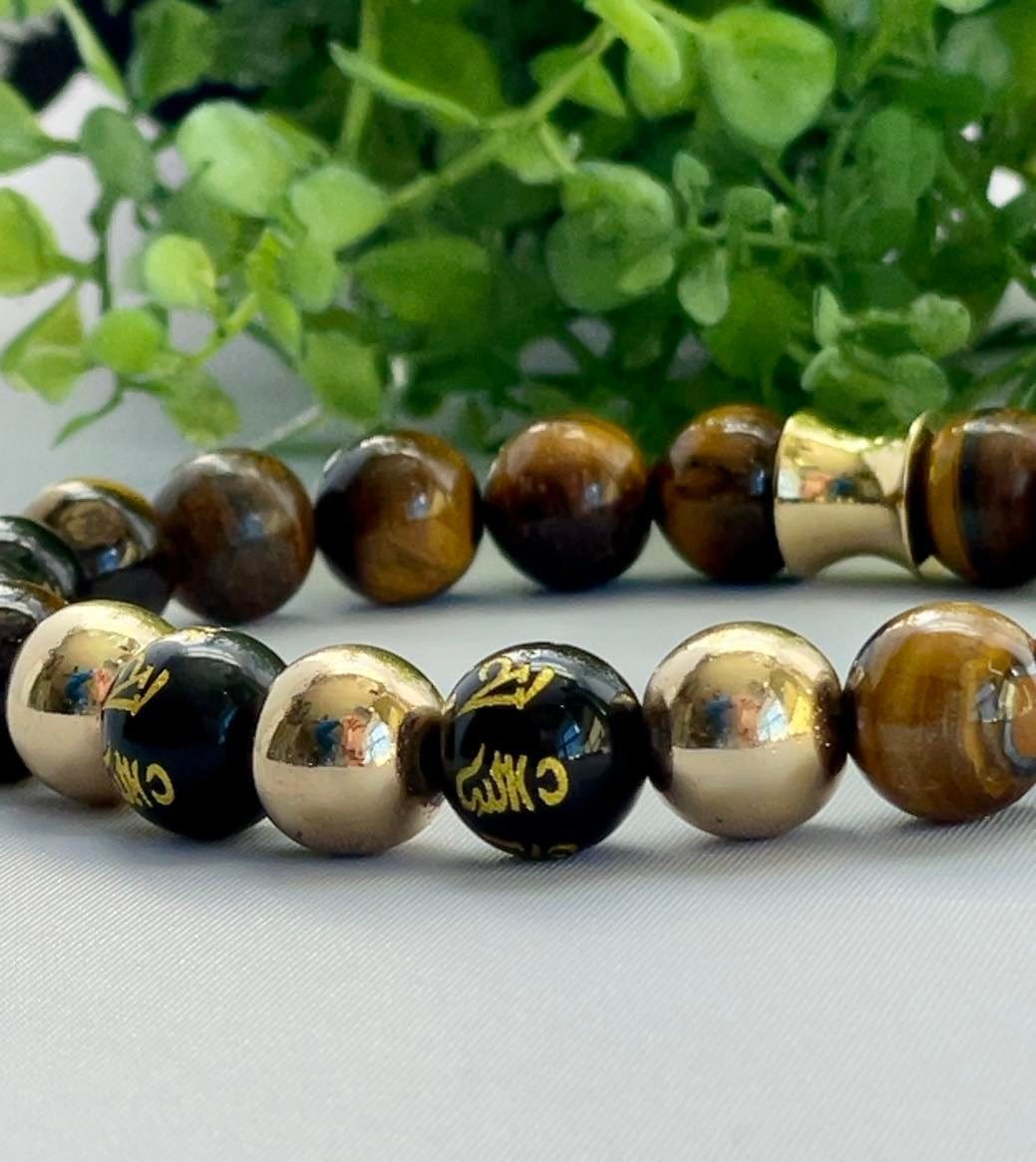 99.9% pure silver Black Rutile bracelet for male and female - 99.9% शुद्ध  चाँदी काला